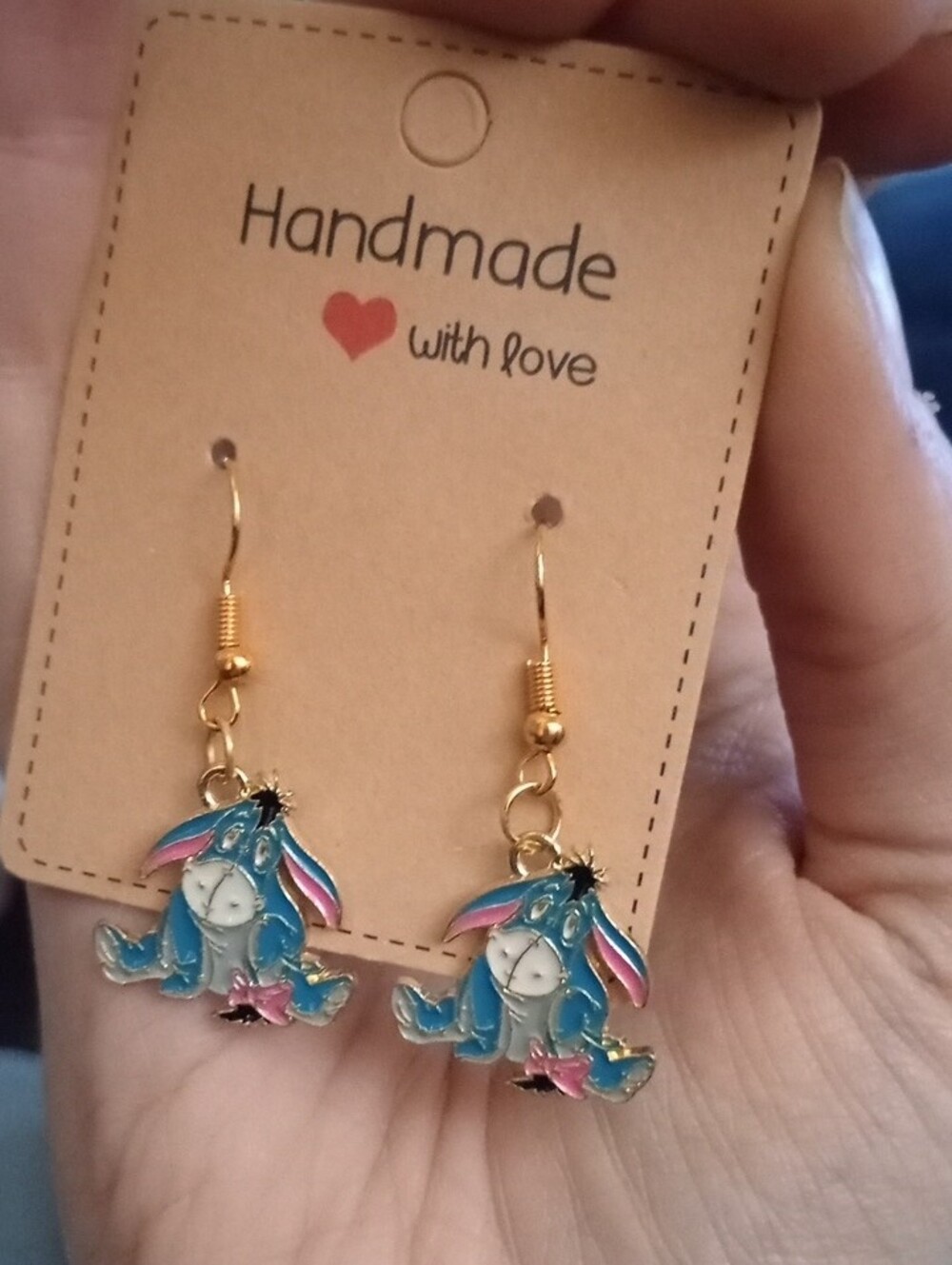 $8 Each Or Bundle 5/$20 Handmade Kids Eeyore Drop Earrings